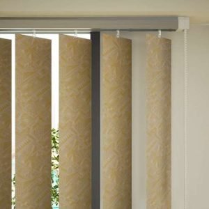 127mm Tissue Vertical Blinds - Dark Cream