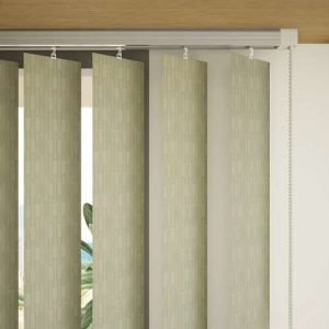 127mm Tissue Vertical Blinds - Green