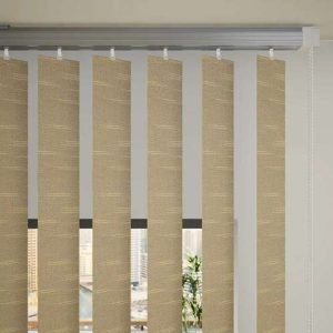 89mm Tissue Vertical Blinds - Beige