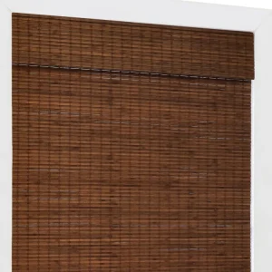Motorized Bamboo Woven Wood Shades