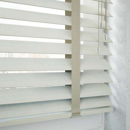 50mm Vintage Wooden Venetian Blinds - Grey 02