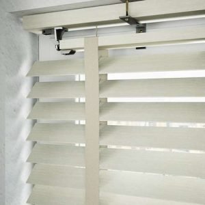 50mm Vintage Wooden Venetian Blinds - Grey