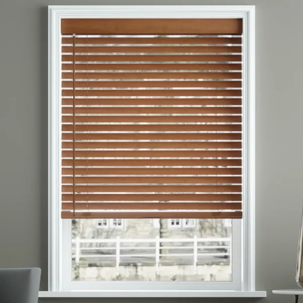 wooden blinds